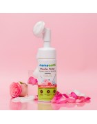 MamaEarth Micellar Water Foaming Makeup Remover With Rose Water & Glycolic Acid, 150ml For Cleaning Makeup